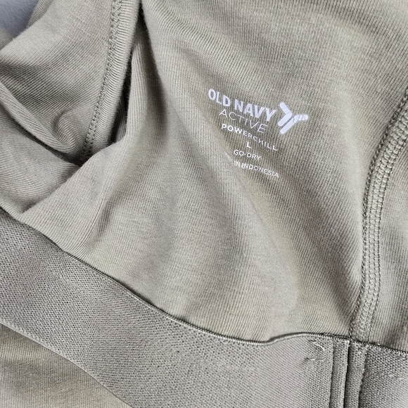 OLD NAVY Powerchill Workout Activewear‎ Jumpsuit Tan Slight Green Womens Size L - Picture 15 of 16